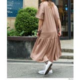 【M-L・LL-3L・4L-5L】着るだけでお洒落 裾ティアードワンピース | JungleJalopy | 詳細画像9