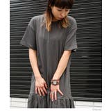 【M-L・LL-3L・4L-5L】着るだけでお洒落 裾ティアードワンピース | JungleJalopy | 詳細画像17