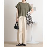 【M L】オーバーサイズポケット付きUネックTee Tシャツ | JungleJalopy | 詳細画像59 