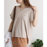 【M L】オーバーサイズポケット付きVネックTee Tシャツ | JungleJalopy | 詳細画像17 
