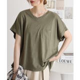 【M L】オーバーサイズポケット付きVネックTee Tシャツ | JungleJalopy | 詳細画像70 