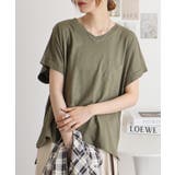 【M L】オーバーサイズポケット付きVネックTee Tシャツ | JungleJalopy | 詳細画像71 