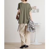 【M L】オーバーサイズポケット付きVネックTee Tシャツ | JungleJalopy | 詳細画像73 