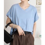 【M L】オーバーサイズポケット付きVネックTee Tシャツ | JungleJalopy | 詳細画像75 