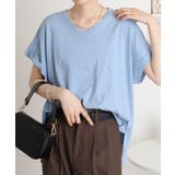 【M L】オーバーサイズポケット付きVネックTee Tシャツ | JungleJalopy | 詳細画像79 