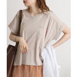BEIGE | 【M L】オーバーサイズポケット付きVネックTee Tシャツ | JungleJalopy