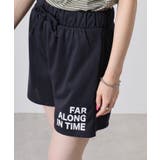 NAVY | ミニ裏毛ワンポイントプリントショートパンツ レディース ワンマイル | JungleJalopy