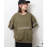 ポケット付きオーバーサイズシルエットロゴプリントTシャツ レディース | JungleJalopy | 詳細画像12