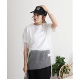 OW-OWHITE | ロゴT×チュールTコンパクトアンサンブル Tシャツ セット | JungleJalopy