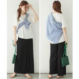 レディース リップルストライプ ワイドパンツ | JungleJalopy | 詳細画像7