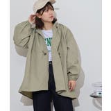 L-KHAKI | 大きいサイズ レディース ドロスト付き | JungleJalopy