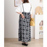 レーヨンキャミOP+小花柄天竺Tシャツアンサンブル レディース | JungleJalopy | 詳細画像6