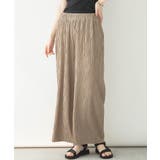 GRAYGE | レディース リップルストライプ ワイドパンツ | JungleJalopy