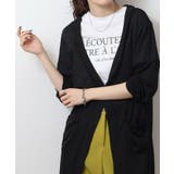 BLACK | シアースラブロングカーディガン レディース | JungleJalopy