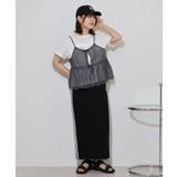 シフォン ビスチェ キャミソール+ロゴプリントTシャツ | JungleJalopy | 詳細画像15