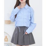 ショート丈 フロントシャーリング シャツ レディース | JungleJalopy | 詳細画像14 