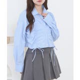 ショート丈 フロントシャーリング シャツ レディース | JungleJalopy | 詳細画像15 