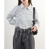 ショート丈 フロントシャーリング シャツ レディース | JungleJalopy | 詳細画像21 