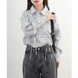 ショート丈 フロントシャーリング シャツ レディース | JungleJalopy | 詳細画像23 