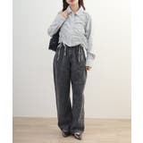 ショート丈 フロントシャーリング シャツ レディース | JungleJalopy | 詳細画像25 