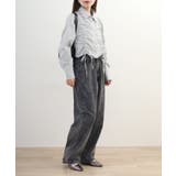 ショート丈 フロントシャーリング シャツ レディース | JungleJalopy | 詳細画像26 