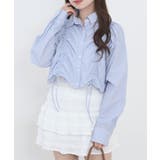 ショート丈 フロントシャーリング シャツ レディース | JungleJalopy | 詳細画像27 