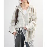 フードビッグチェックシャツ トップス チェック | JungleJalopy | 詳細画像10 