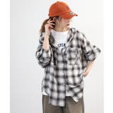 フードビッグチェックシャツ トップス チェック | JungleJalopy | 詳細画像15 