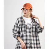 フードビッグチェックシャツ トップス チェック | JungleJalopy | 詳細画像17 
