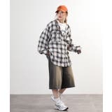 フードビッグチェックシャツ トップス チェック | JungleJalopy | 詳細画像20 