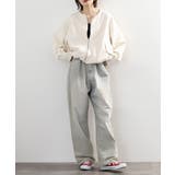 スエードポンチ裾バルーンリブブルゾン レディース | JungleJalopy | 詳細画像25 