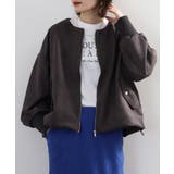 スエードポンチ裾バルーンリブブルゾン レディース | JungleJalopy | 詳細画像28 