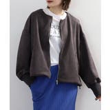 スエードポンチ裾バルーンリブブルゾン レディース | JungleJalopy | 詳細画像29 