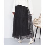 ひげレース切替ロング丈スカート レディース | JungleJalopy | 詳細画像6 