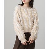 モヘアタッチ フリンジジャガード ニット | JungleJalopy | 詳細画像12