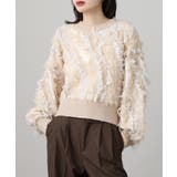 モヘアタッチ フリンジジャガード ニット | JungleJalopy | 詳細画像9