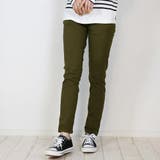 KHAKI | オールラバーウエストスリムパンツ スキニー ゆったり | JungleJalopy