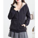 裏ボア ジップアップ パーカー | JungleJalopy | 詳細画像4 