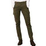 KHAKI | ツイルカーゴパンツ レディース 大きいサイズ | JungleJalopy