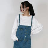 サロペットデニムパンツ レディース 大きいサイズ | JungleJalopy | 詳細画像10