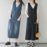カシュクールデニムジャンスカ レディース ボトムス | JungleJalopy | 詳細画像26