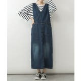 NAVY | カシュクールデニムジャンスカ レディース ボトムス | JungleJalopy