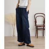 NAVY | ウエストリブワイドストレートデニムパンツ 冬 レディース | JungleJalopy