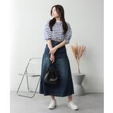 サイドタックデニムスカート レディース 大きいサイズ | JungleJalopy | 詳細画像15 