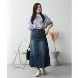 サイドタックデニムスカート レディース 大きいサイズ | JungleJalopy | 詳細画像17 