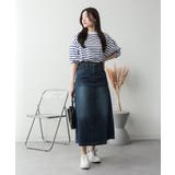 サイドタックデニムスカート レディース 大きいサイズ | JungleJalopy | 詳細画像19 