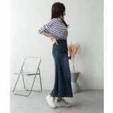 サイドタックデニムスカート レディース 大きいサイズ | JungleJalopy | 詳細画像23 