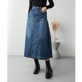 サイドタックデニムスカート レディース 大きいサイズ | JungleJalopy | 詳細画像44 