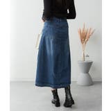 サイドタックデニムスカート レディース 大きいサイズ | JungleJalopy | 詳細画像50 