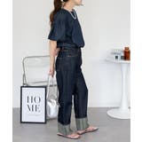 エアリーデニム 袖パフスリーブシャツ レディース 大きいサイズ | JungleJalopy | 詳細画像14